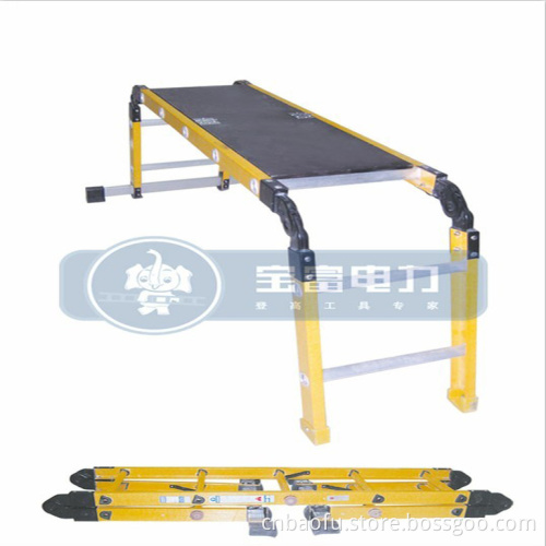 220kv Fiberglass Ladder with Four Joints